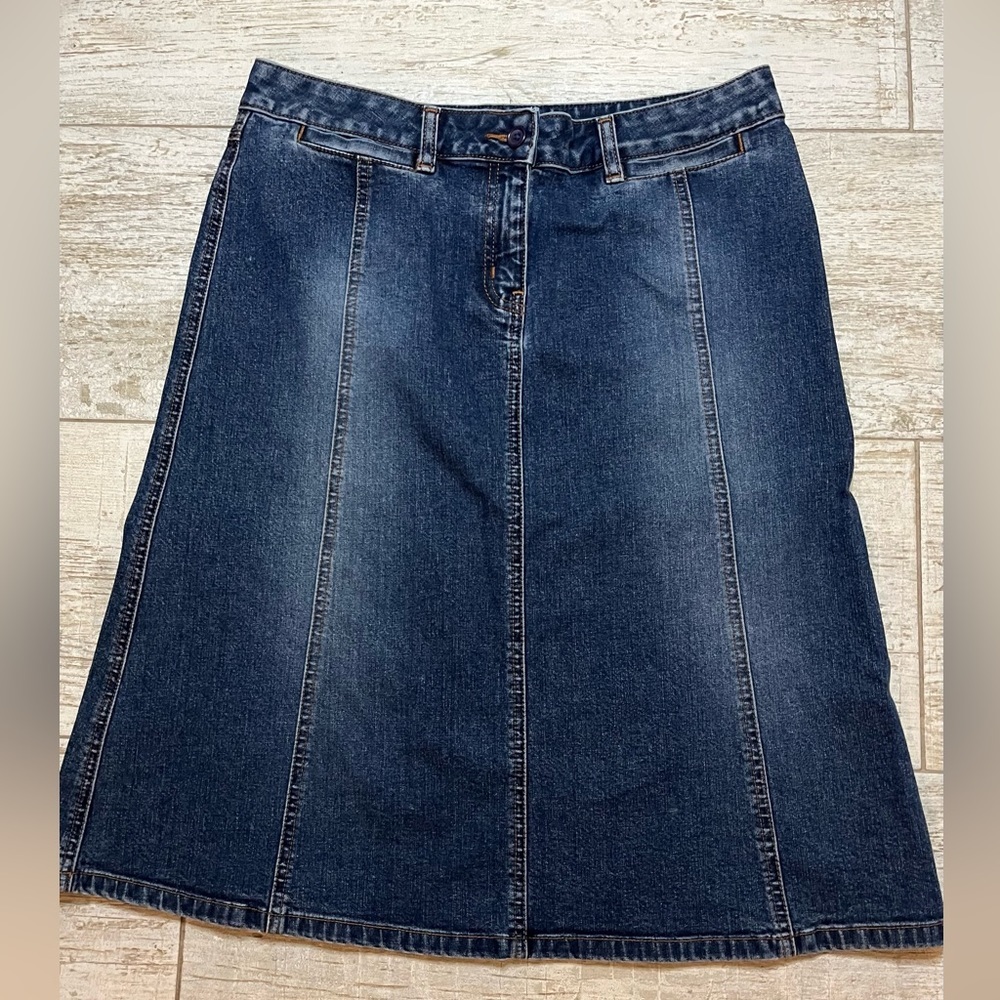 Halogen Denim Skirt Size 6